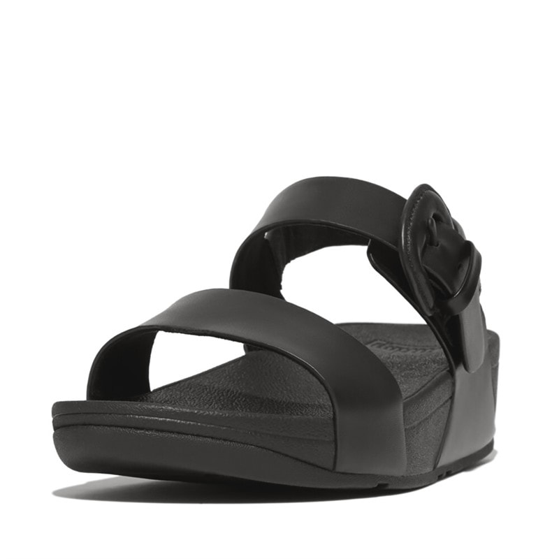 Sandales à bride arrière en cuir lulu femmes Noir - Image 2