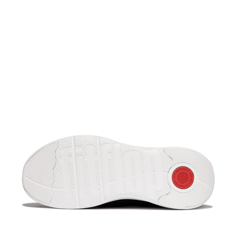 Damskie buty sportowe super q slip on z dzianiny Czarny/Silvereen – zdjęcie  5