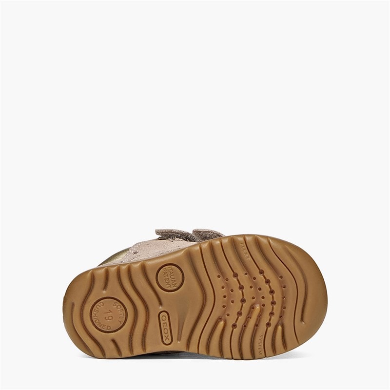 Peuter Meisjes macchia klittenband sneakers Donker Beige - Afbeelding 2