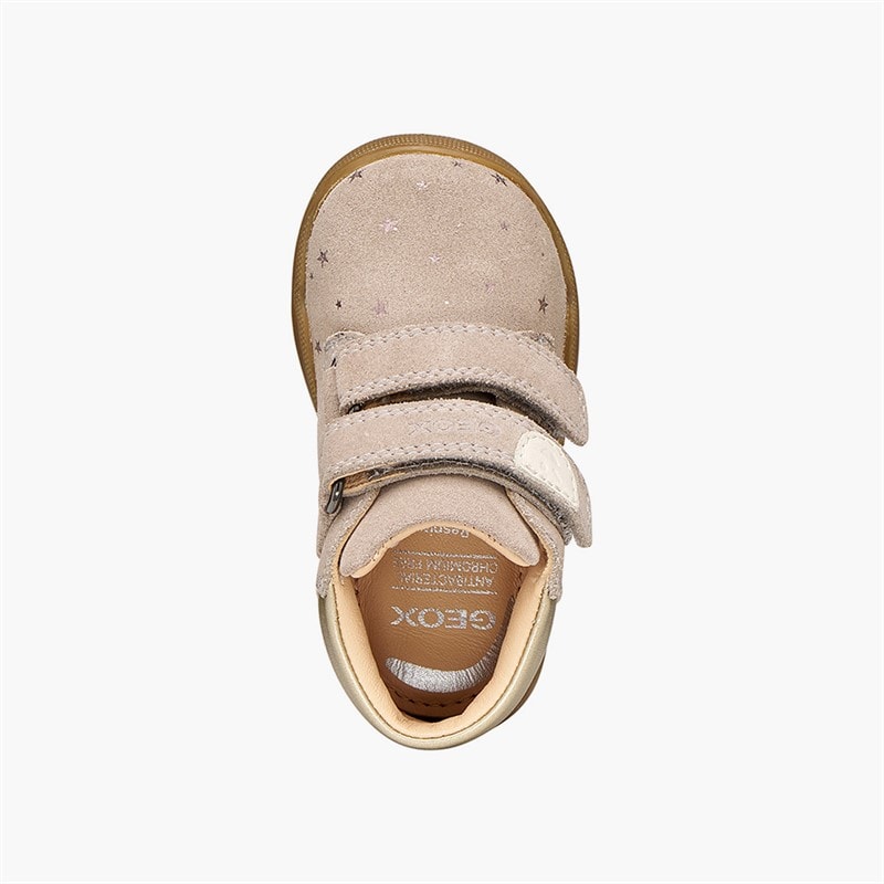 Peuter Meisjes macchia klittenband sneakers Donker Beige - Afbeelding 4