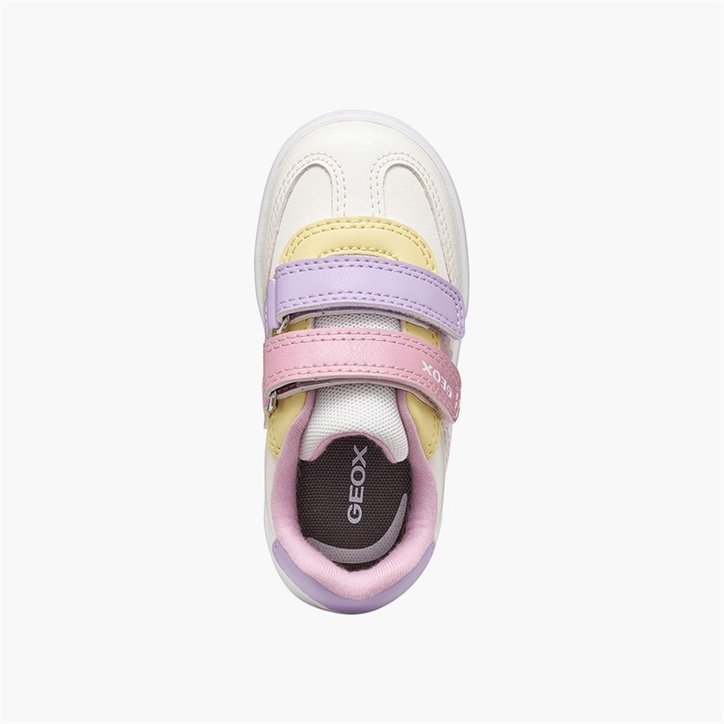 Kleinkind Mädchen - Eclyper Klettverschluss-Sneaker Optic White/Rose - Bild 4