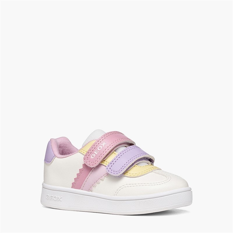 Kleinkind Mädchen - Eclyper Klettverschluss-Sneaker Optic White/Rose - Bild 5