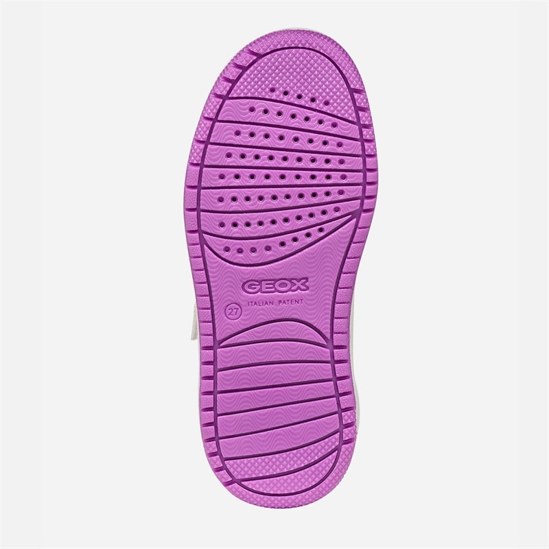 Niemowlęce dziewczęce buty sportowe Washiba Biały/Ciemny Purple – zdjęcie  5