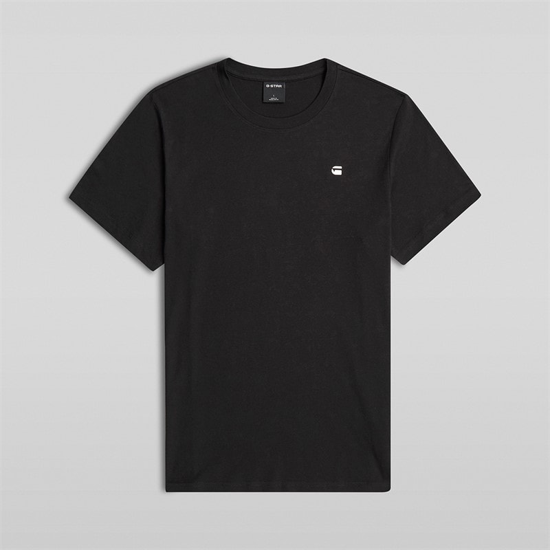 T-shirt slim à logo hommes Dark Black - Image 2