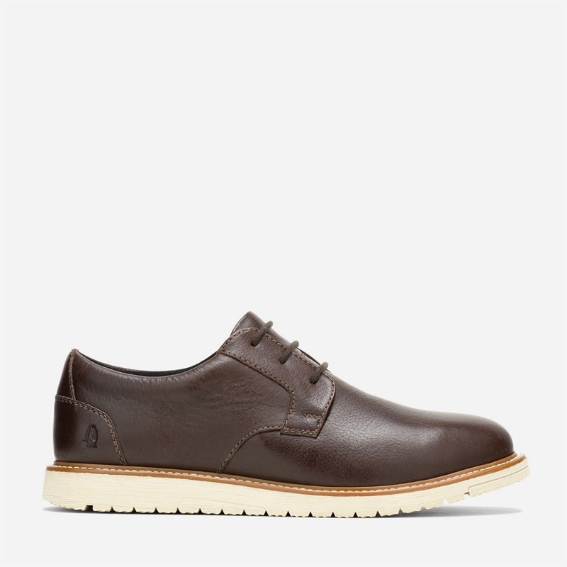 Hush Puppies Heren jenson oxford schoenen - Dark Brown Leather