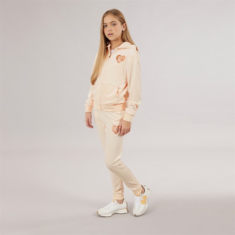 Juicy Couture Mädchen - Velours Trainingsanzug mit Herz-Logo - Shell - Bild 3