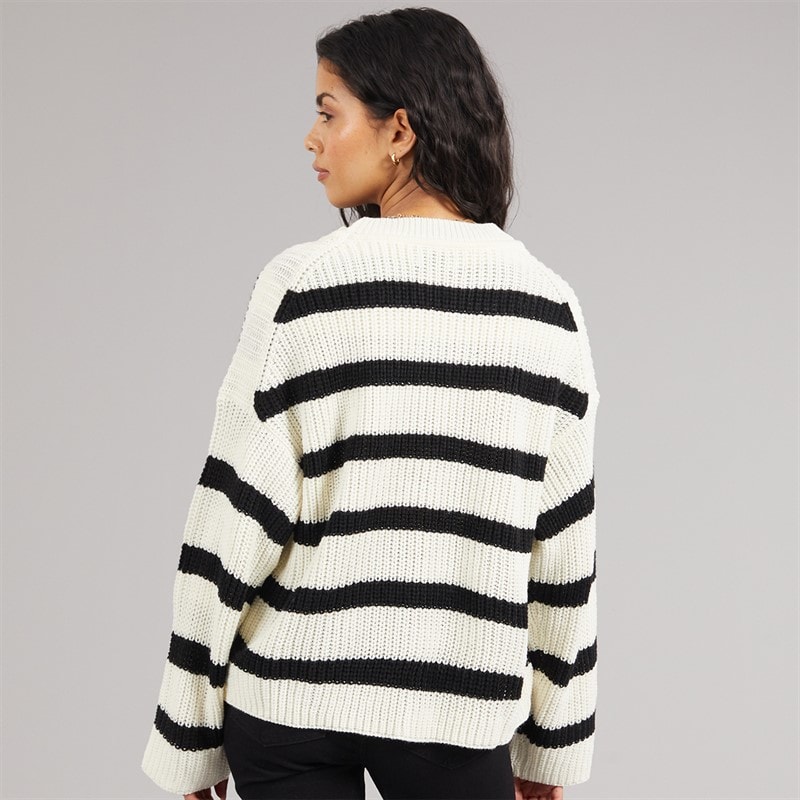 Dames justy streeptrui Eggnog - Afbeelding 2