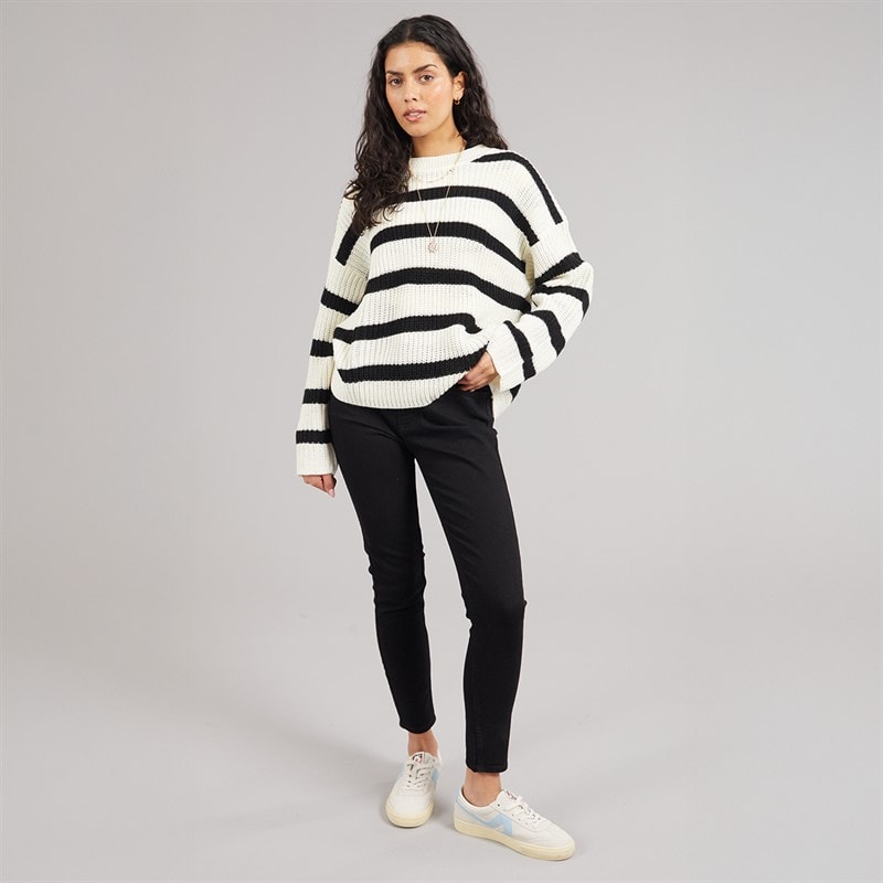 Dames justy streeptrui Eggnog - Afbeelding 3