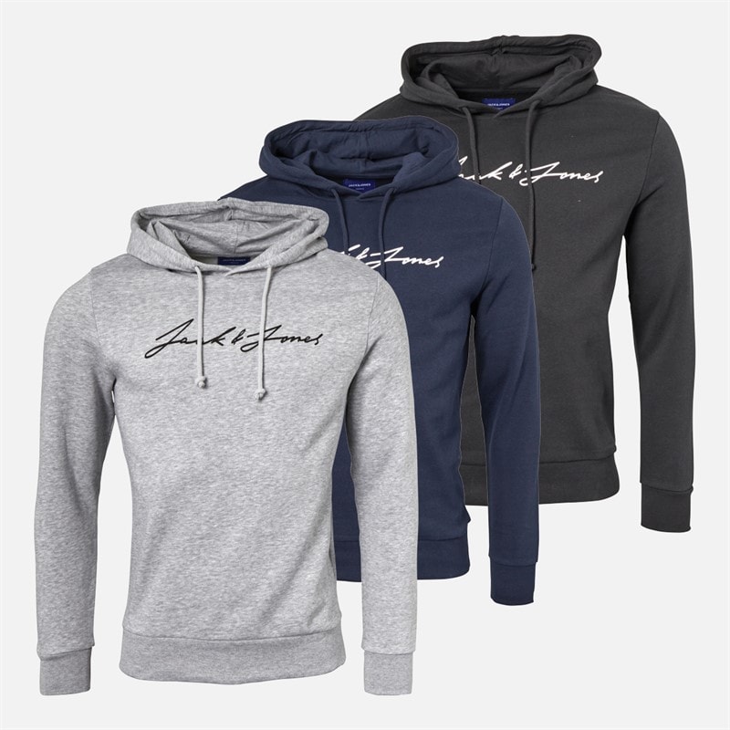 Herren - Jax Sweat-Kapuzenpullover Dreierpack Tap Shoe/Hellgrau Melange/Navy Blazer - Bild 1