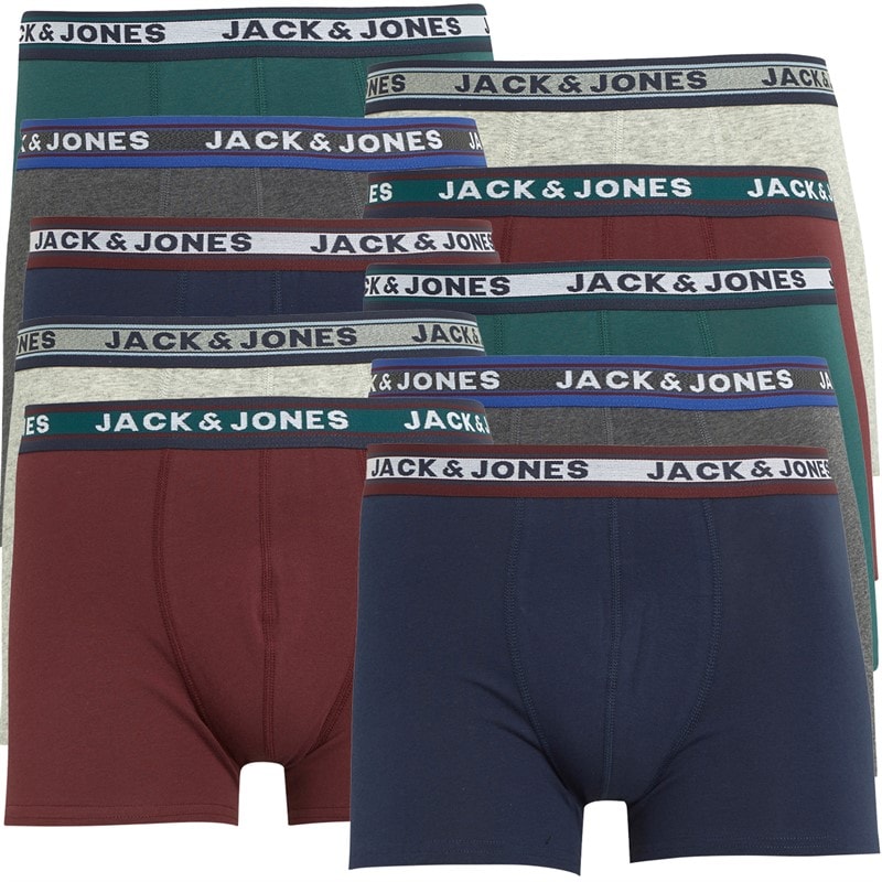 Herren - Einfarbige Boxer-Trunks Zehnerpack Multi - Bild 1