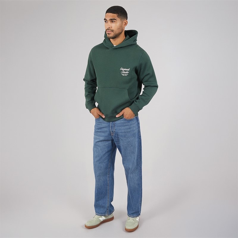 Heren alex sq 704 baggy fit jeans Mid Blue - Afbeelding 4