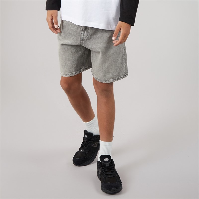JACK & JONES Jungen - Tony Akm 310 Shorts - Grey Denim