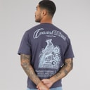 T-shirt imprimé dos Maine hommes Odyssey Grey