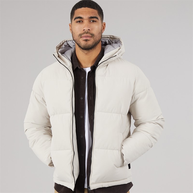 Heren surface gewatteerde jas met capuchon Moonbeam - Afbeelding 2