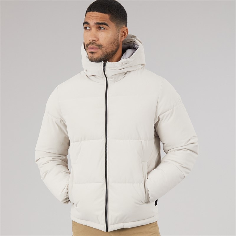 Heren surface gewatteerde jas met capuchon Moonbeam - Afbeelding 5