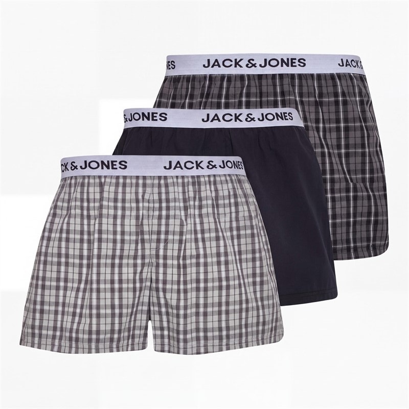 JACK & JONES Lot de trois boxers tissés Jaclaroi hommes - Poppy Seed