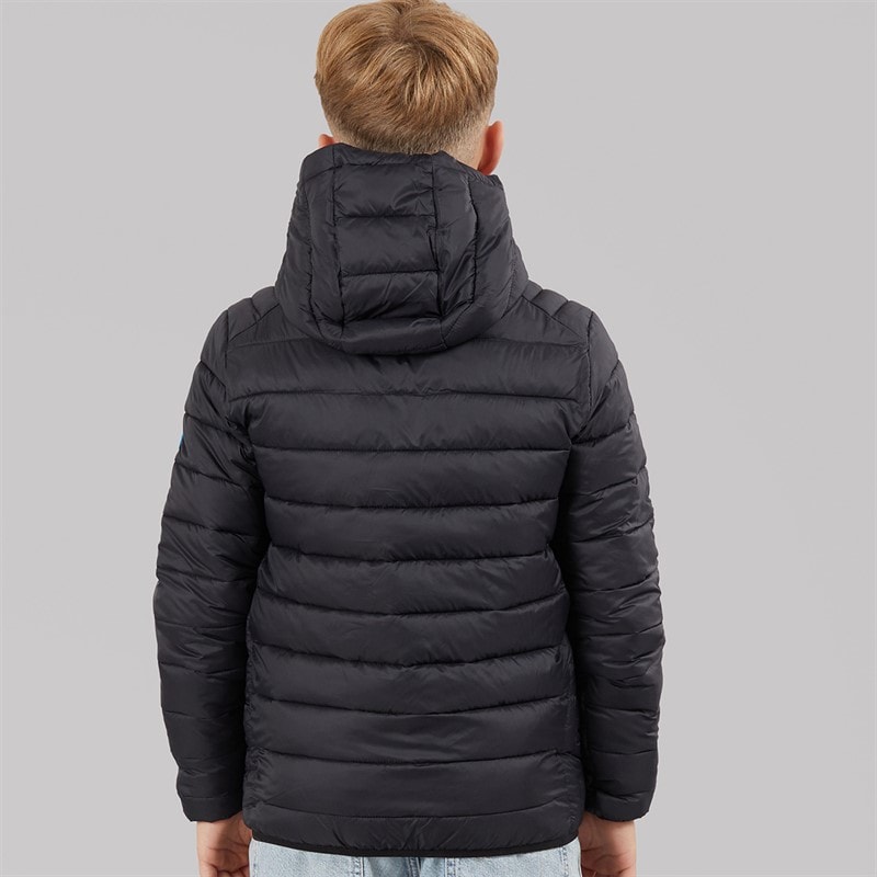 JACK & JONES Jungen - Bradley Leichte Wattierte Jacke - Schwarz - Bild 2