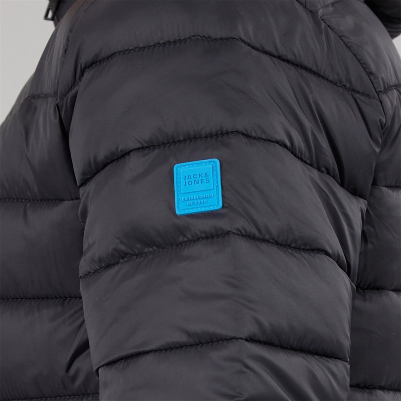 JACK & JONES Jungen - Bradley Leichte Wattierte Jacke - Schwarz - Bild 3