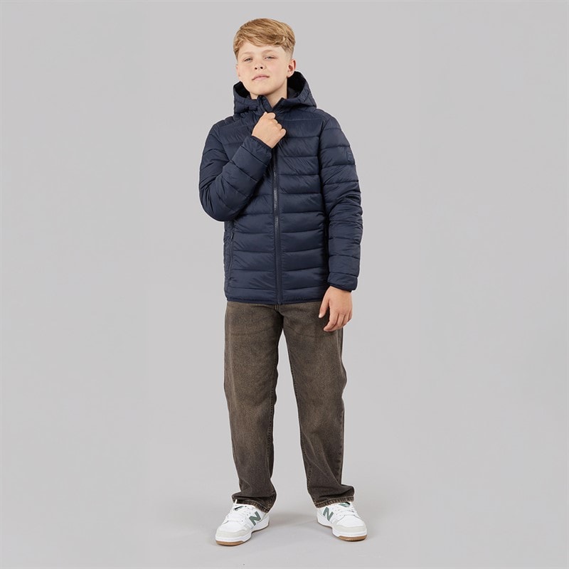 JACK & JONES Jungen - Bradley Leichte Wattierte Jacke - Sky Captain - Bild 4