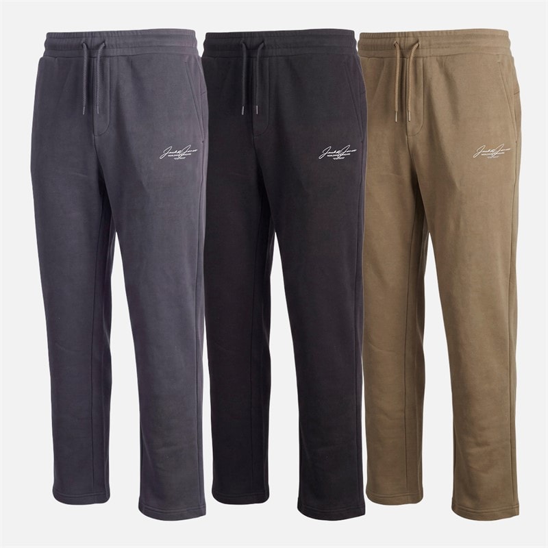 Herren - Open-Hem-Jogger Drei-Pack Schwarz/Asphalt/Falcon - Bild 3