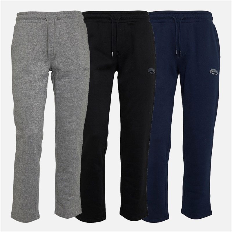Heren jeffrey drievoudige set open zoom joggers navy blazer/lichtgrijs gemêleerd Marineblazer/Hellgrau Meliert/Schwarz - Afbeelding 1