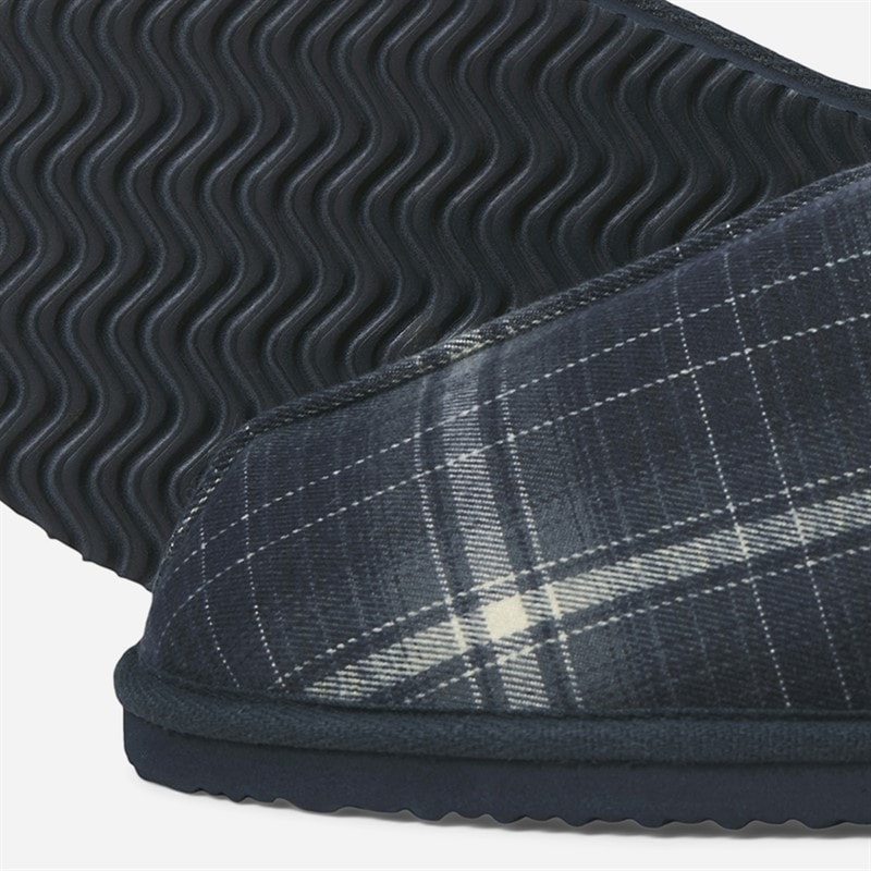 Heren dudely slippers Navy Blazer Checks - Afbeelding 2