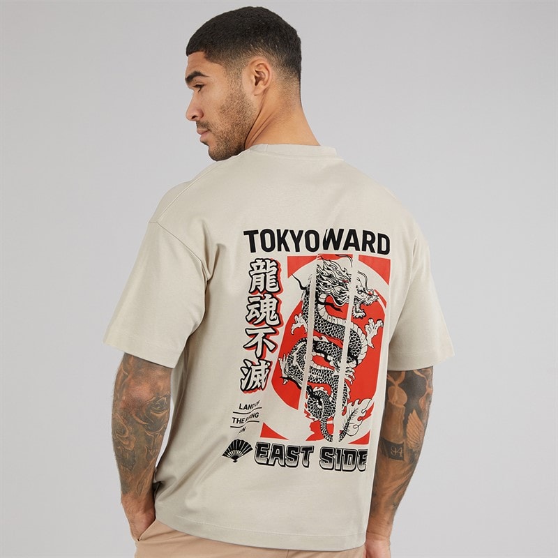 Herren - Tokyo Ward T-Shirt Moonbeam - Bild 3
