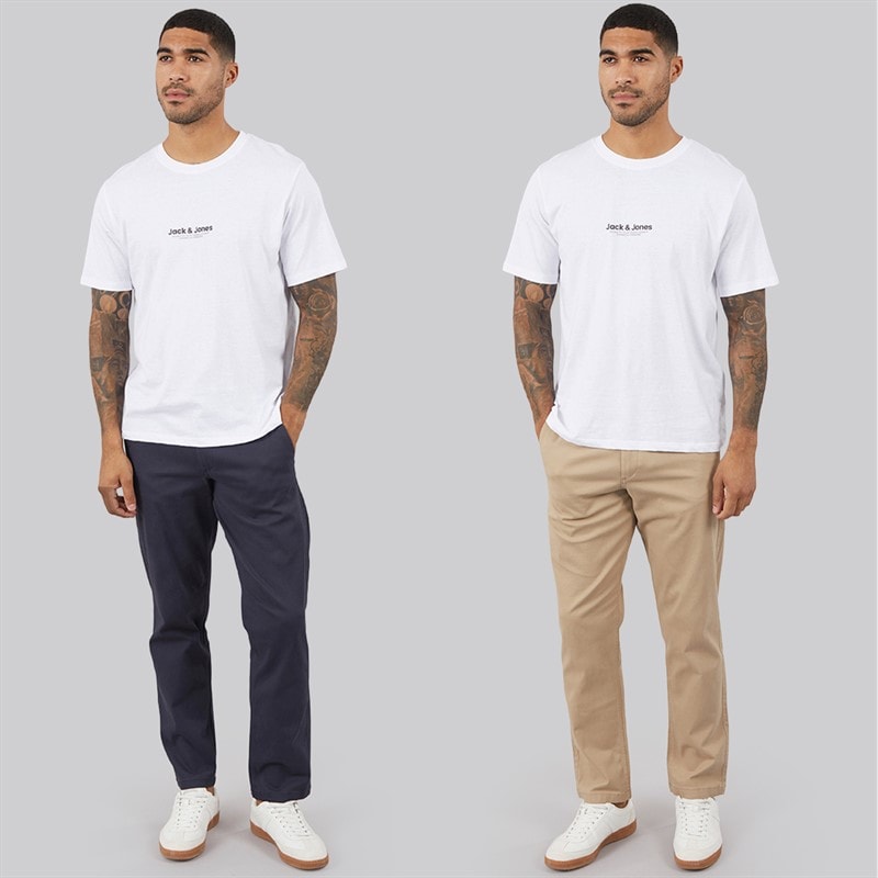 Herren - Kane Dave Chinos Zwei-Pack Locker Marine/Crockery - Bild 4