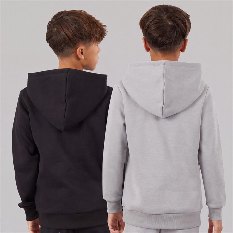 Jungen - Toby Kapuzenpullover Zwei-Pack Alloy/Schwarz - Bild 2