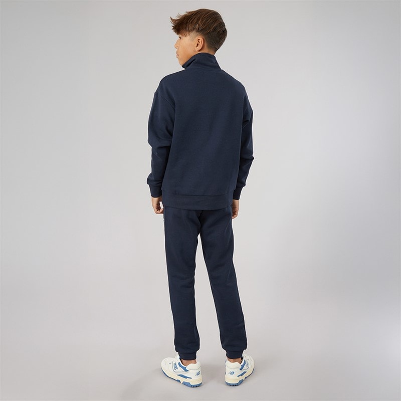 Jungen - Vesterbro Sweatshirt-Trainingsanzug mit Viertel-Reißverschluss Navy Blazer - Bild 2
