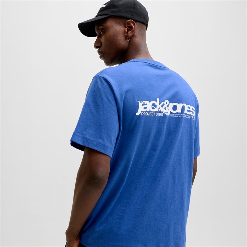 Herren - Union T-Shirt mit Rückenprint Beaucoup Blue - Bild 5