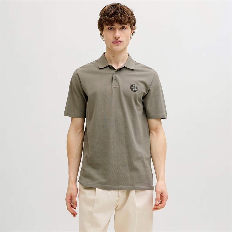 JACK & JONES Herren - Alliance Polo-Shirt - Vetiver