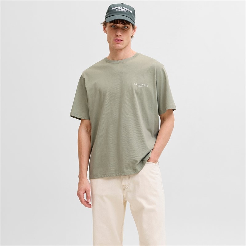 Heren montauk aop back t-shirt Seagrass - Afbeelding 2