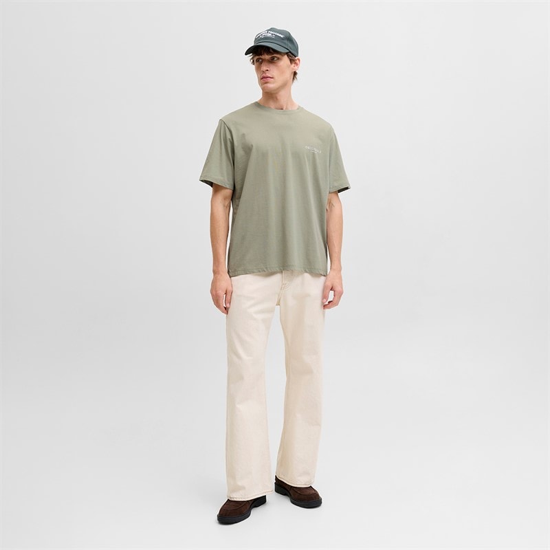 Heren montauk aop back t-shirt Seagrass - Afbeelding 3