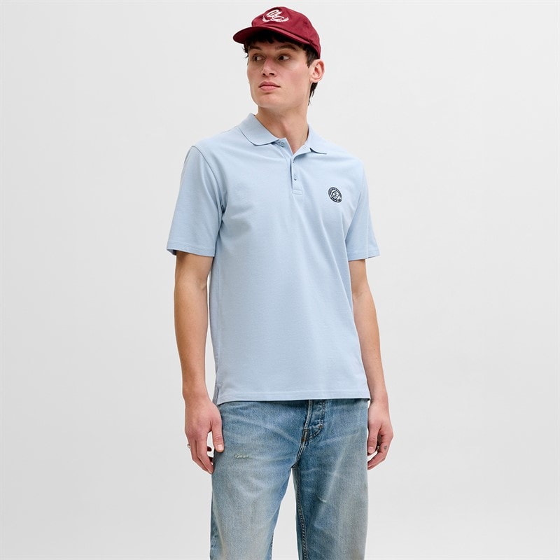 JACK & JONES Herren - Alliance Polo-Shirt - Celestial Blue