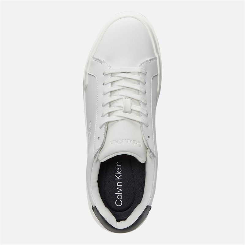 Heren chunky cupsole trainers Bright White/Zwart - Afbeelding 4