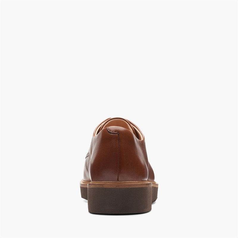 Damskie buty derby glickly Dark Tan Leather – zdjęcie  3