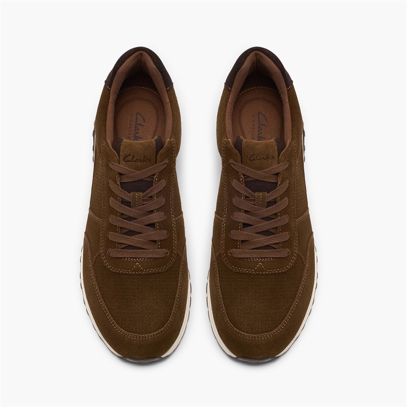Baskets Radwell à lacets hommes Cola Suede - Image 3
