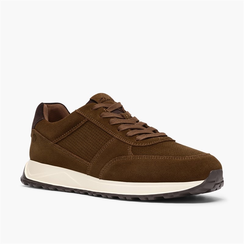 Baskets Radwell à lacets hommes Cola Suede - Image 4