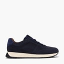 Baskets Radwell à lacets hommes Navy Suede