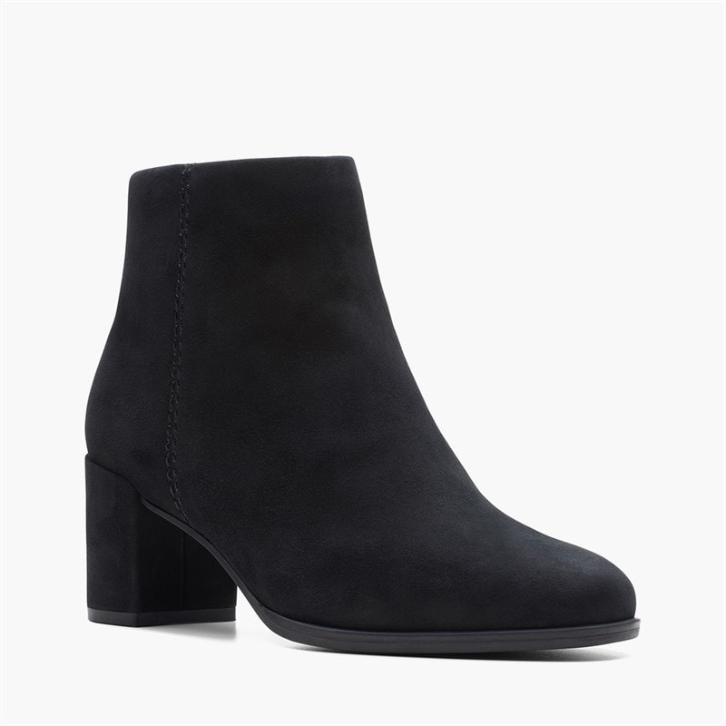 Damen - Freva 55 Stiefel mit Seitlichem Reißverschluss Black Suede - Bild 2
