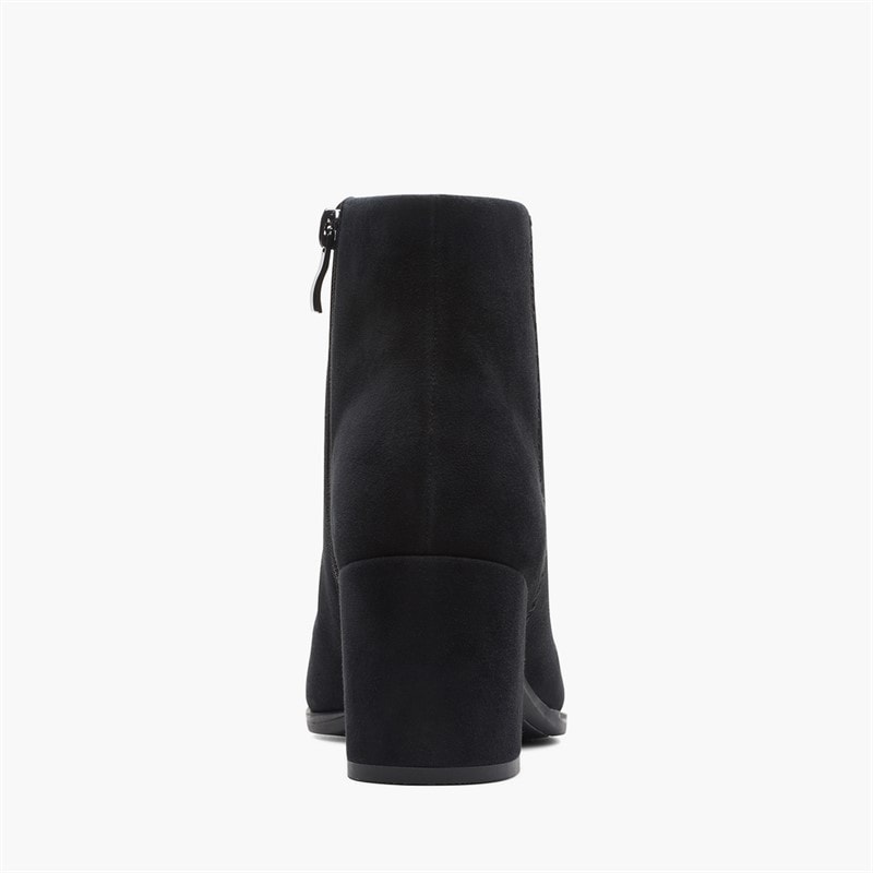 Damen - Freva 55 Stiefel mit Seitlichem Reißverschluss Black Suede - Bild 5