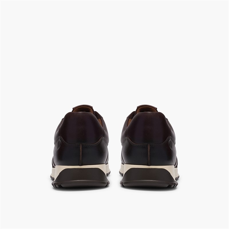 Baskets Radwell à lacets hommes Brown Leather - Image 5