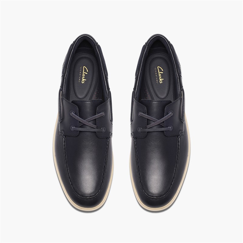 Mężczyźni buty żeglarskie torford Navy Leather – zdjęcie  2