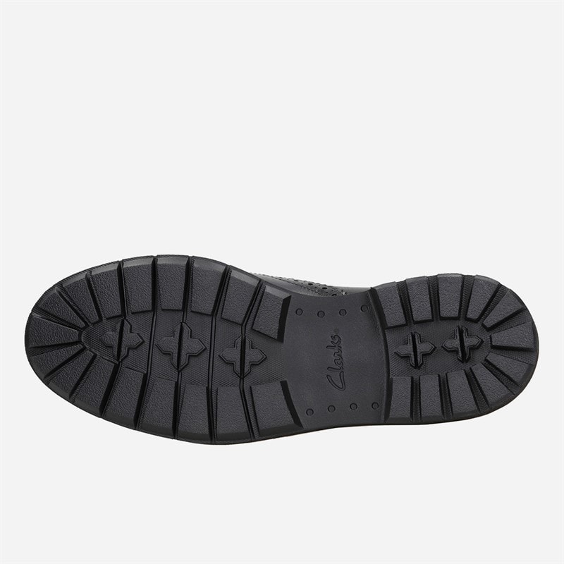 Chaussures brogues à ailettes Batcombe hommes Black Leather - Image 3