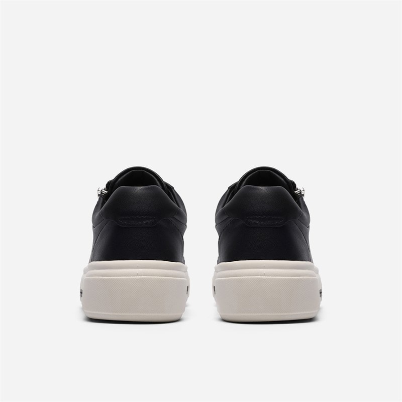 Damen - Hollyrose Zip Sneaker Black Leather - Bild 5