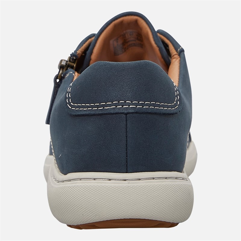 Damskie szerokie buty sportowe nalle Navy Nubuck – zdjęcie  3