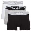 Herren - Seattle Boxer-Trunks Dreierpack Schwarz/Grau/Weiß
