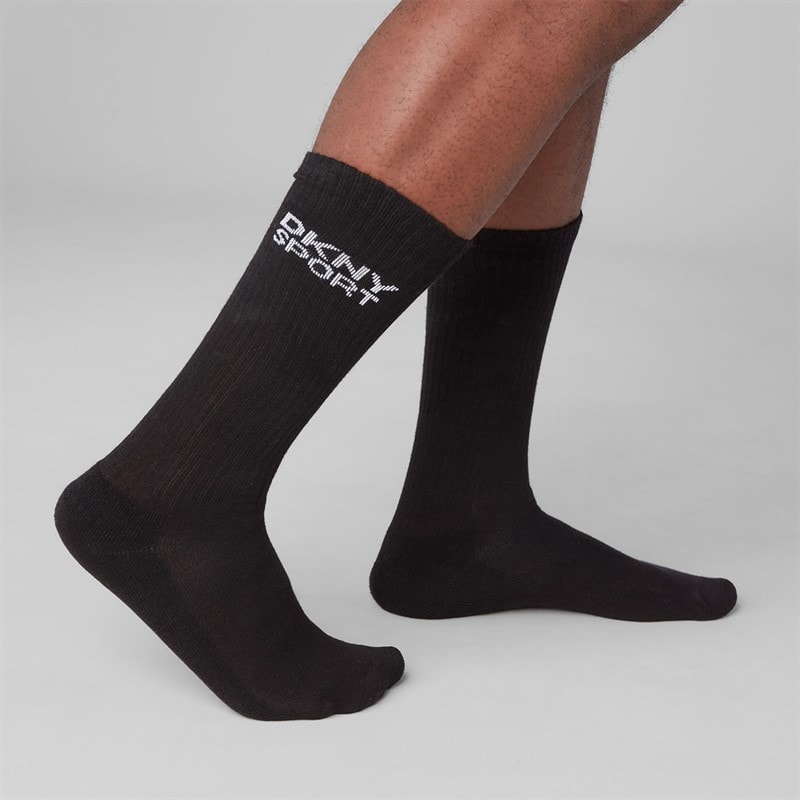 Herren - Radde Crew-Socken Fünferpack Schwarz/Weiß/Grau - Bild 2