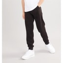 Pantalon de jogging en molleton ajusté avec revers garçons Noir